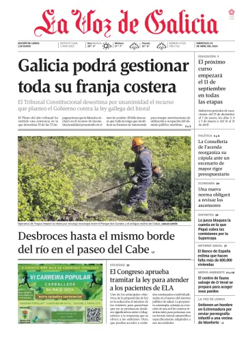 La Voz de Galicia (Lemos) - 24 Apr. 2024