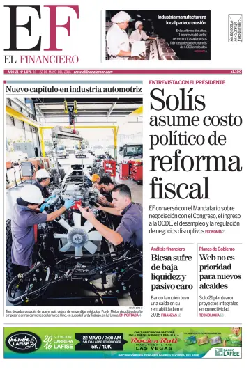 El Financiero (Costa Rica) - 16 May 2016
