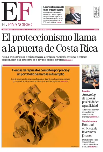 El Financiero (Costa Rica) - 26 May 2018