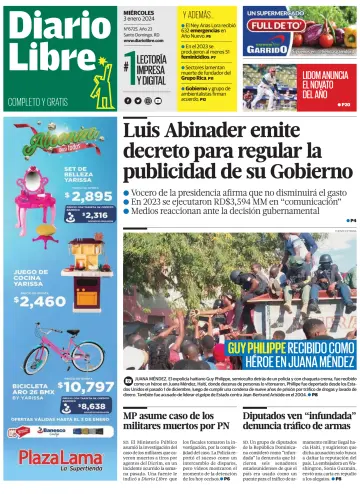 Diario Libre (Republica Dominicana) - 3 Jan 2024