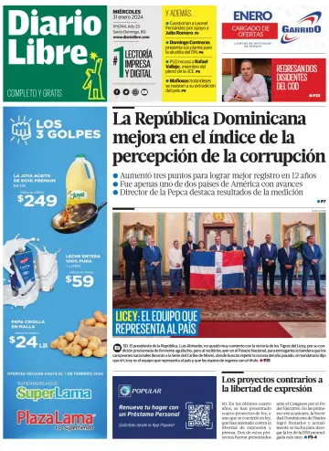 Diario Libre (Republica Dominicana) - 31 Jan 2024