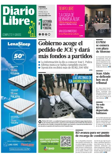 Diario Libre (Republica Dominicana) - 05 апр. 2024
