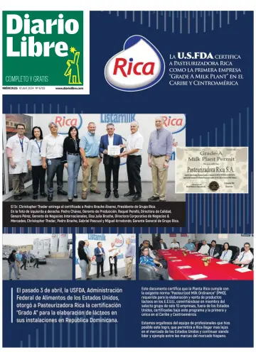 Diario Libre (Republica Dominicana) - 10 4月 2024