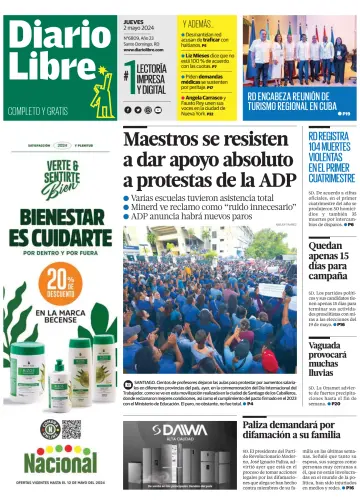 Diario Libre (Republica Dominicana) - 02 5月 2024