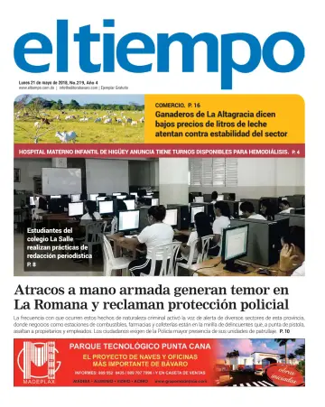 El Tiempo - 21 May 2018