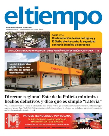 El Tiempo - 16 Juli 2018