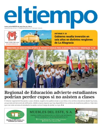 El Tiempo - 20 Aug. 2018