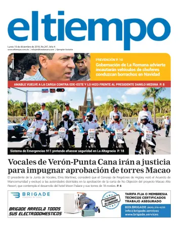 El Tiempo - 10 12月 2018