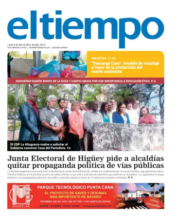 El Tiempo - 08 四月 2019