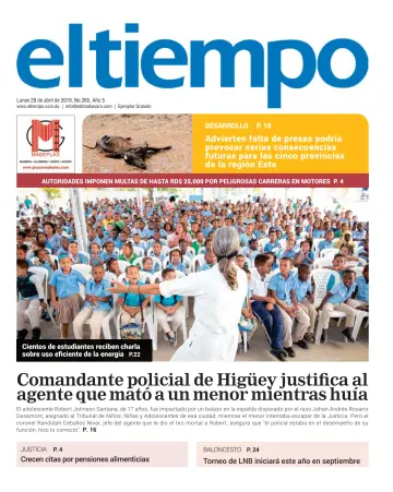 El Tiempo - 29 4月 2019