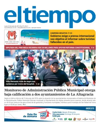 El Tiempo - 24 Juni 2019