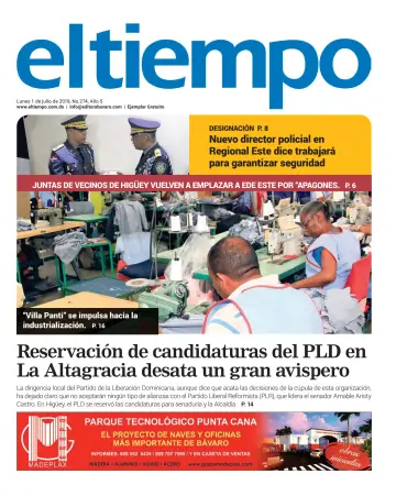 El Tiempo - 01 七月 2019