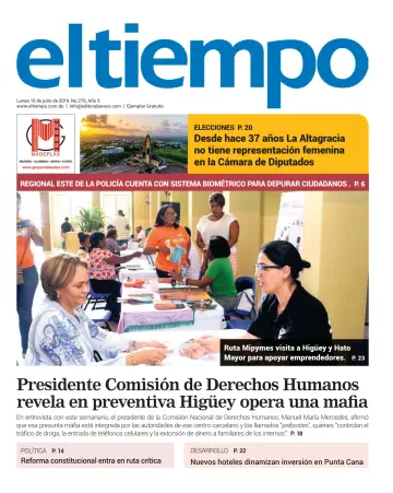 El Tiempo - 15 Juli 2019