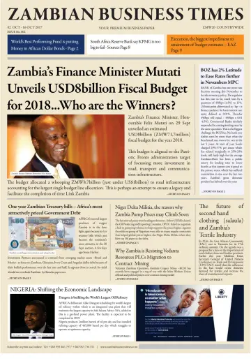 Zambian Business Times - 02 十月 2017