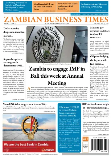 Zambian Business Times - 08 10월 2018