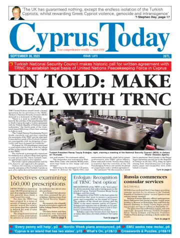 Cyprus Today - 30 Sep 2023