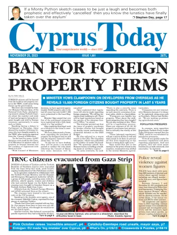 Cyprus Today - 25 Tach 2023