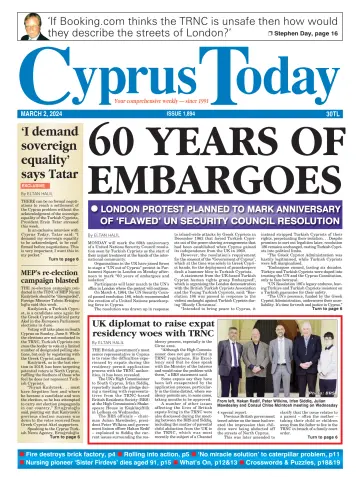 Cyprus Today - 02 三月 2024