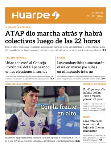 Diario Huarpe - 23 Feb 2024