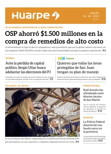 Diario Huarpe - 18 4월 2024