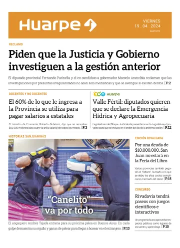 Diario Huarpe - 19 4月 2024