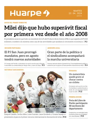 Diario Huarpe - 23 Nis 2024