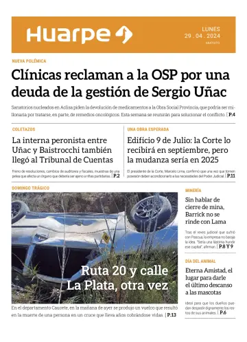 Diario Huarpe - 29 4月 2024