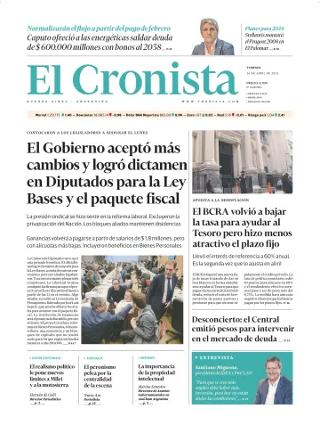 El Cronista - 26 四月 2024