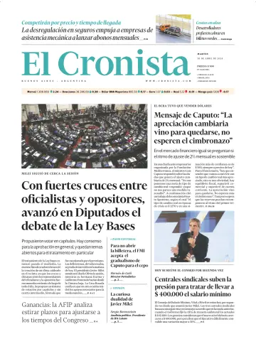 El Cronista - 30 4월 2024