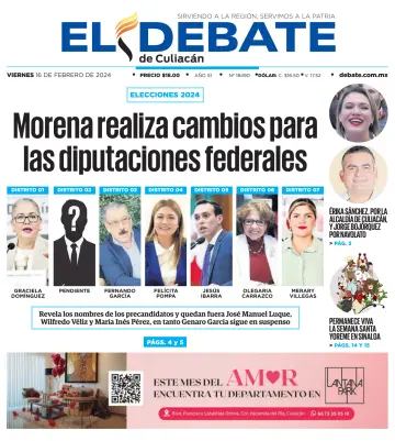 El Debate de Culiacán - 16 Feb 2024