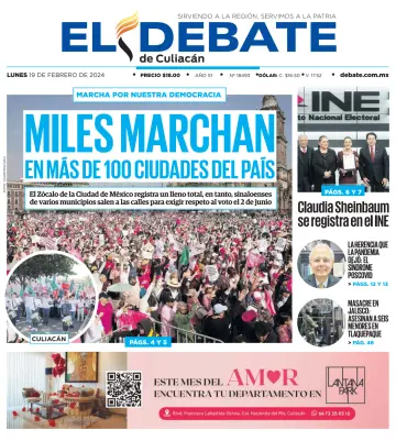 El Debate de Culiacán - 19 Feb 2024