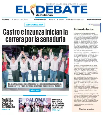 El Debate de Culiacán - 1 Mar 2024