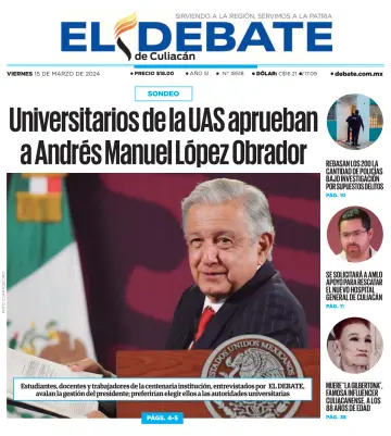 El Debate de Culiacán - 15 Mar 2024