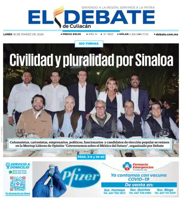 El Debate de Culiacán - 18 Mar 2024