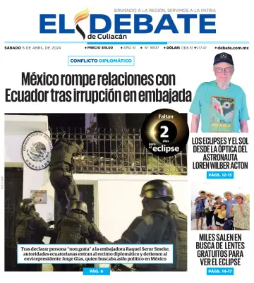 El Debate de Culiacán - 06 4월 2024