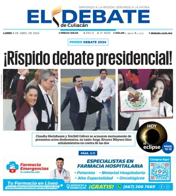El Debate de Culiacán - 8 Apr 2024