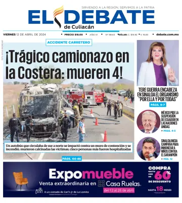 El Debate de Culiacán - 12 Apr. 2024
