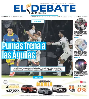 El Debate de Culiacán - 21 Apr 2024