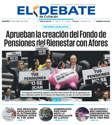 El Debate de Culiacán - 23 4월 2024