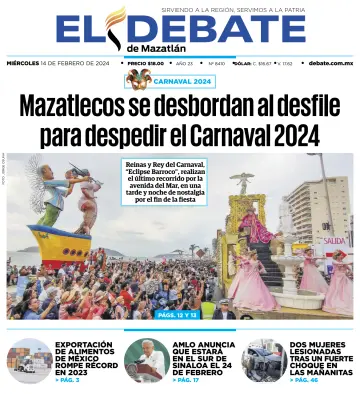 El Debate de Mazatlan - 14 Feb 2024