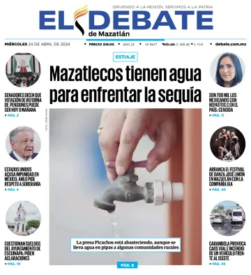 El Debate de Mazatlan - 24 abr. 2024