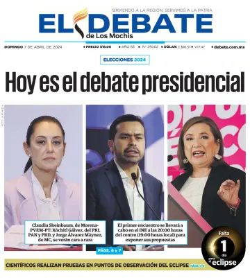 El Debate de Los Mochis - 07 4월 2024