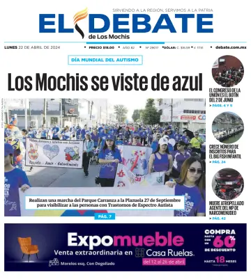 El Debate de Los Mochis - 22 四月 2024