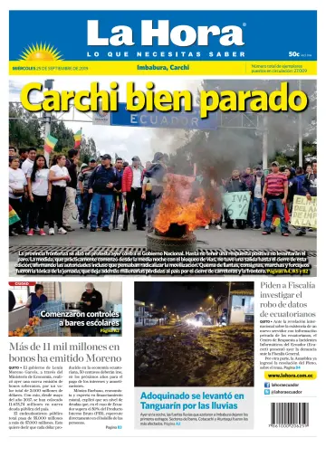 La Hora Carchi - 25 Med 2019