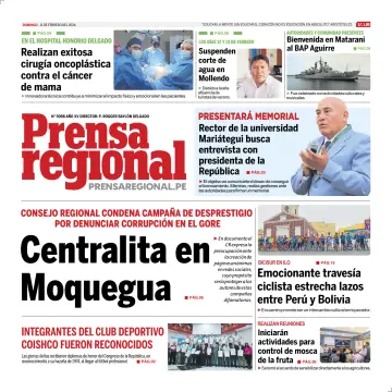 Prensa Regional - 11 Feb 2024