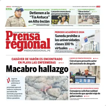 Prensa Regional - 28 Feb 2024