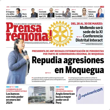 Prensa Regional - 25 Mar 2024