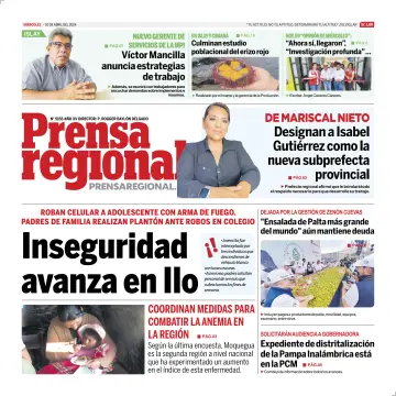 Prensa Regional - 10 abril 2024