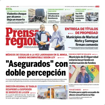 Prensa Regional - 18 4월 2024
