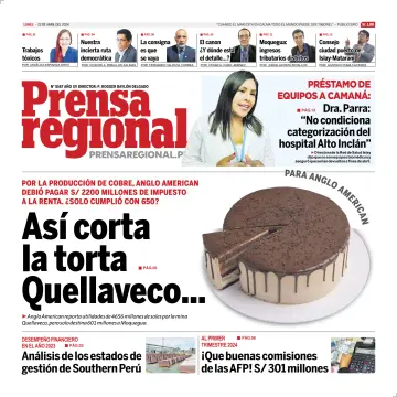 Prensa Regional - 22 4月 2024